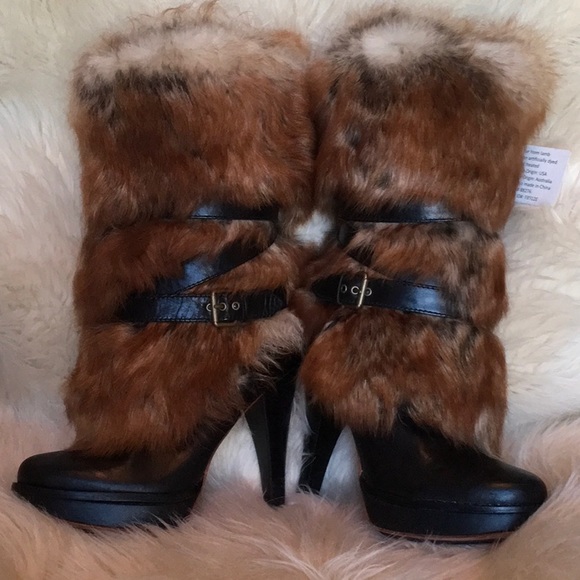 UGG Shoes - UGG AUSTRALIA Foxley Tall Platform Boots Size 7.5